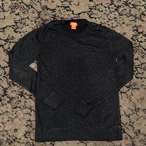 Women’s Joe Fresh Black Sparkle Sweater - Size Large